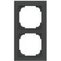 BUSCH-JAEGER 1722-45M Marco 2 elementos negro mate (2CKA001754A4848)