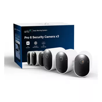 ARLO Pro 6 - 2025 Edition - Cámara de vigilancia de red - Exterior, Interior - resistente a la intemperie - Color (día/noche)