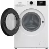 Lavadora independiente Gorenje W3NGPI72SBS, 7 kg, 1200 rpm, motor inverter, vapor, 15 programas, Blanco
