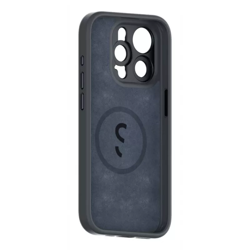 ShiftCam AC-CA-15PL-CH-EF funda con montura para objetivo para iPhone 15 Plus, piel vegana, compatible con MagSafe