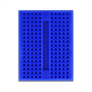 Protoboard DELOCK 18322, placa de prototipos de plástico, azul, 36×46×10 mm