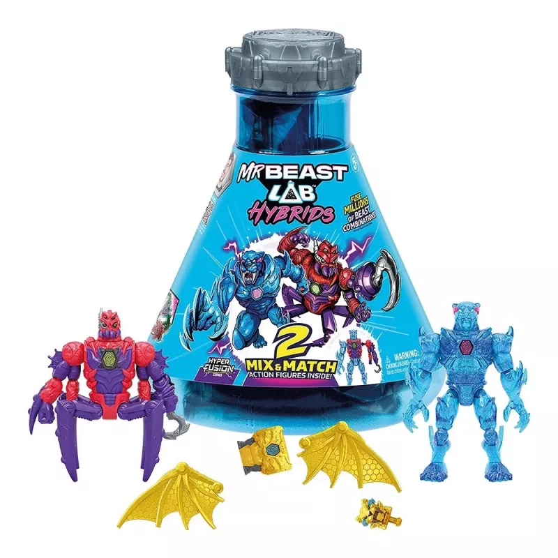 Figuras de acción Cobi Mr Beast Lab Hybrydy Multipack – set coleccionable de Cobi (MO-24903)