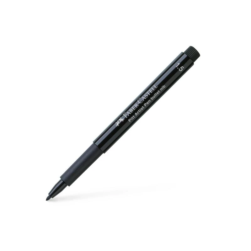 Faber-Castell Pitt Artist Pen FC-167153, negro, 4 uds.