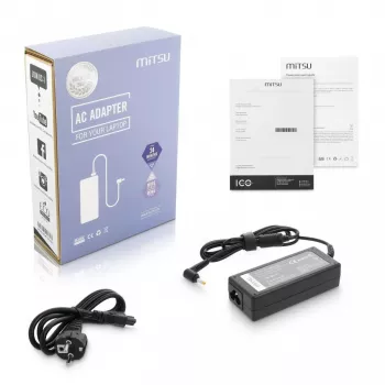 Fuente de alimentación MITSU 20V 3,25A para portátiles Lenovo, modelo 5ZM038