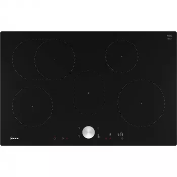 Neff N 90 Negra de encastre 80 cm placa de inducción con 5 zonas