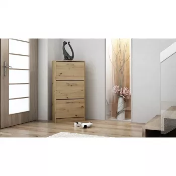 Topeshop PAULA ARTISAN zapatero cerrado roble