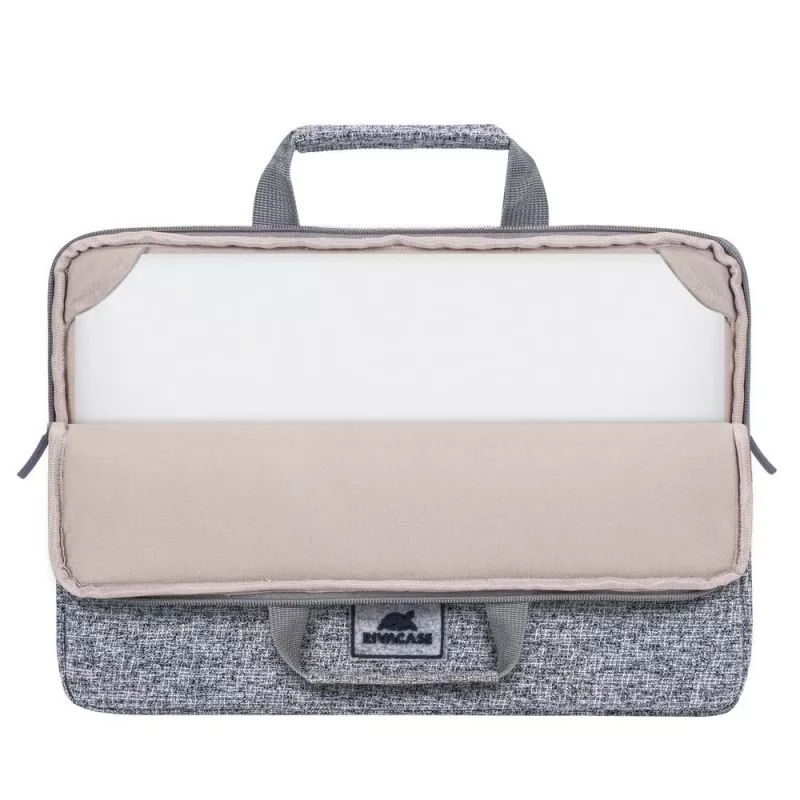 Rivacase Anvik 7913 Funda para portátil de 13,3 pulgadas, gris claro
