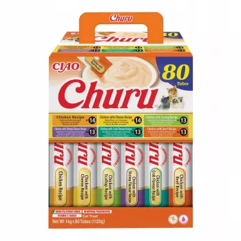 INABA Churu Chicken Mix - premios para gatos - 80x14g