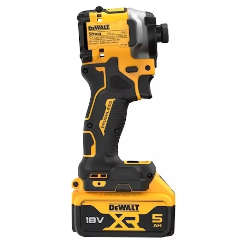 Atornillador de impacto 18v 3 velocidades; 208nm; maletín; 2x5AH