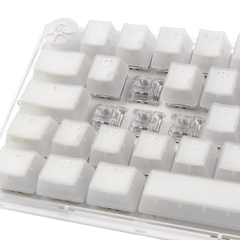 Teclado gaming Ducky One 3 Mini, USB, Blanco