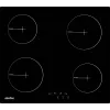 Placa integrable SIMFER H6.040.DECSP — 4 zonas vitrocerámicas, control táctil, negro