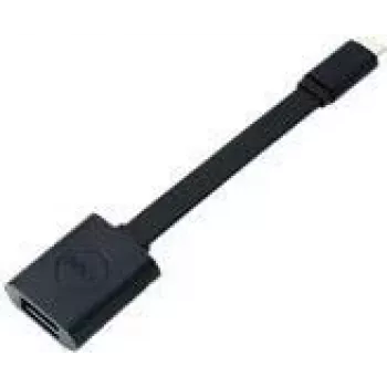Dell - Cable USB - USB-C de 24 pines (M) a USB Type-A (H) - USB 3,1 - 13,1 cm - Negro - para P/N: TRIBUTO_ADLP_2301_2200 (5RMND)