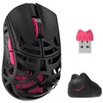 Ratón gaming WLMouse Beast Miao con interruptores ópticos Omron - negro (MIAO-BLACK-O)