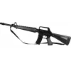 Rifle commando de metal de juguete Pulio Modelo 1551118 — 8 disparos, construcción metálica