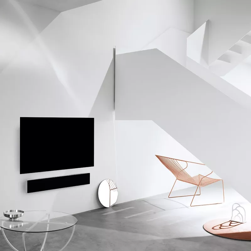 Barra de sonido Bang & Olufsen Beosound Stage Dolby Atmos negro plata