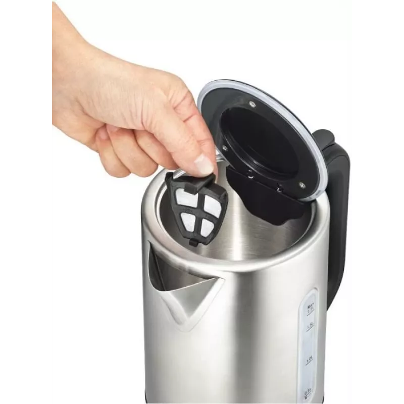 Hervidor de agua eléctrico Solis 1,7 L 2200 W acero inoxidable