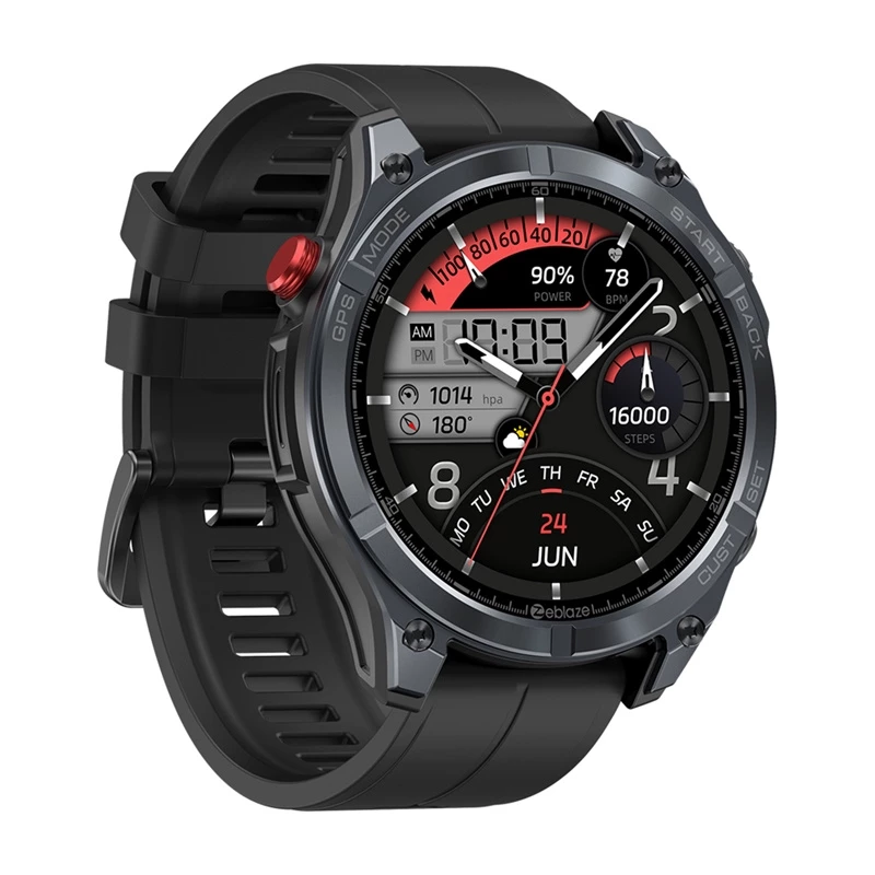 Smartwatch Zeblaze Stratos 4 Negro