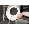 Centrifugadora de ensaladas GEFU Rotare con manivela, capacidad 3 L, carcasa de plástico, negro/blanco, apta para lavavajillas