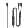 Cable de carga DIGITUS USB-C 2en1 140W, USB-C a 2×USB-C, 1,8 m, USB 2.0, negro
