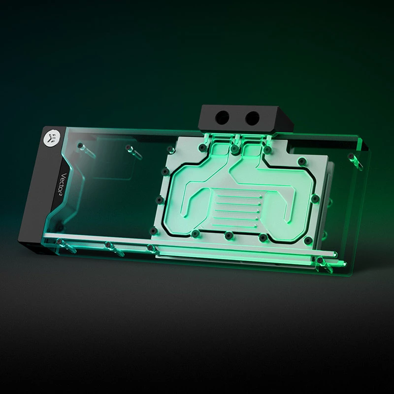 Bloque de agua EK Water Blocks níquel metacrilato negro gris