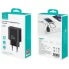 Cargador USB usams USA001629 25W 1×USB-C + 1×USB-A carga rápida