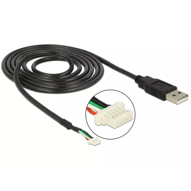 Cable de cámara DeLOCK 95986 1,5 m negro