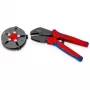 Herramienta de crimpar Knipex 97 33 03 MultiCrimp para conectores fotovoltaicos MC4 y MC4 EVO2