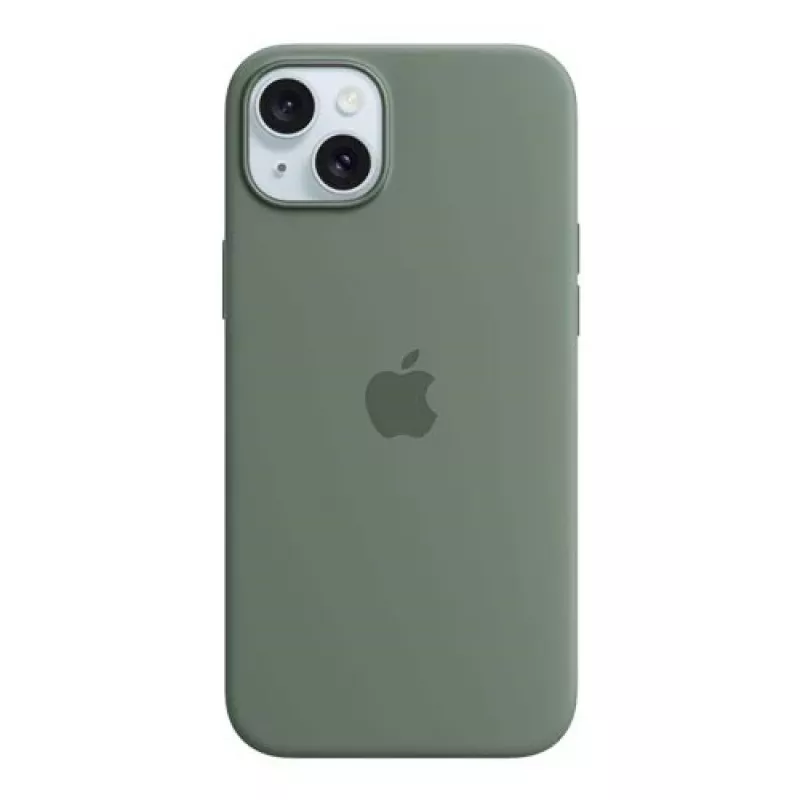Apple iPhone 15 Plus Funda de silicona con MagSafe - Cypress