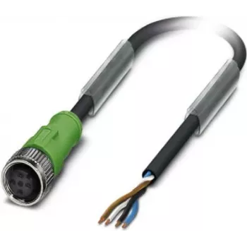 Cable sensor-actuador M12 recto 4 polos 10 m SAC-4p-1 - cable - cable sensor/actuador (1446333)