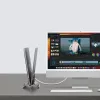 Soporte de gravedad para MacBook gris
