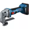 Bosch GSC 18V-16 E Professional cizalla para chapa a batería, 18 V, 2x ProCORE18V 4,0 Ah, L-BOXX, azul/negra