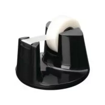 Tesa Cinta adhesiva de plástico 53828 negra – cinta adhesiva de plástico multiusos, negra
