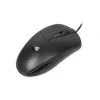 iBOX i007 ratón óptico con cable, negro