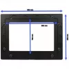 Marco para tablet ALLNET ALLTCover10NWv1 — blanco, 309 × 228 mm, 280 g