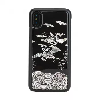 Funda para smartphone iKins para iPhone XS / XS Max — Crane negro funda protectora