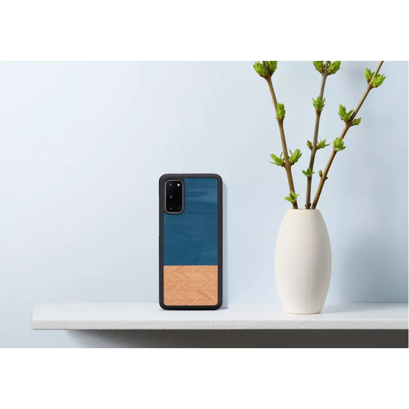 Funda para móvil Man and Wood Galaxy S20 denim negro