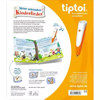 tiptoi Meine schönsten Kinderlieder, libro educativo