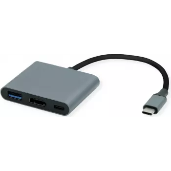 Adaptador de pantalla ROLINE USB C – HDMI 4K60+ 1x A+ PD – adaptador – digital/datos (12.03.3199)