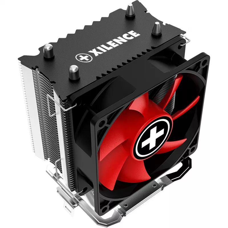 Disipador de CPU Xilence A402 9,2 cm negro, rojo, plata