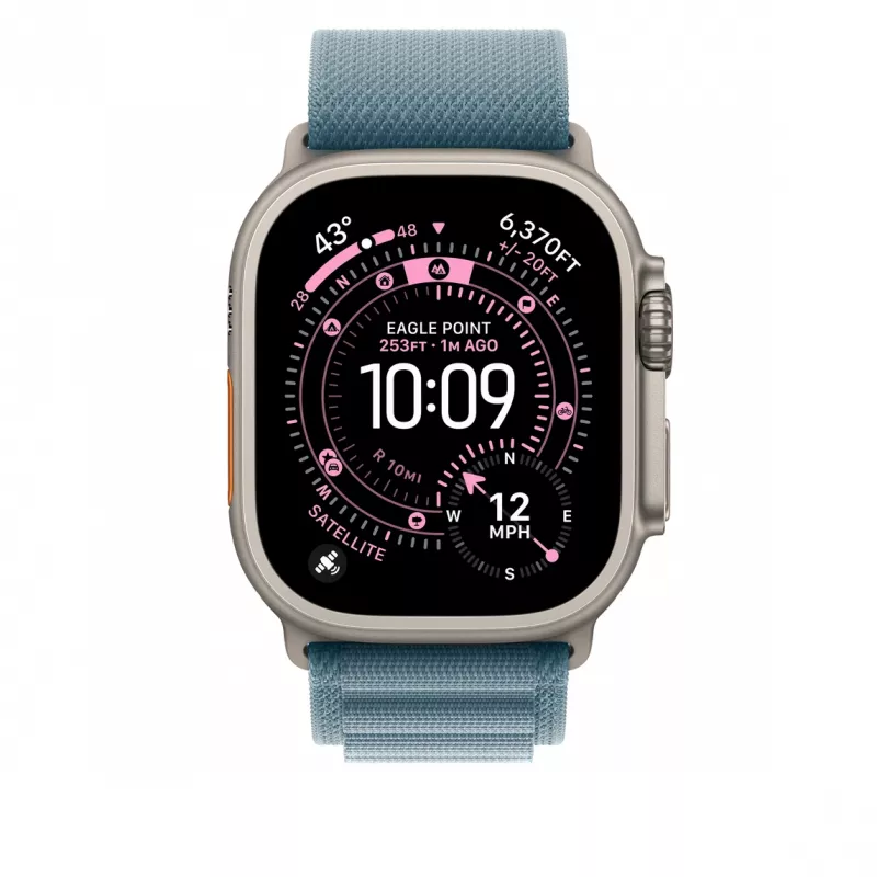 Correa Apple MFTH4ZM/A accesorio para smartwatch Blue Titanium