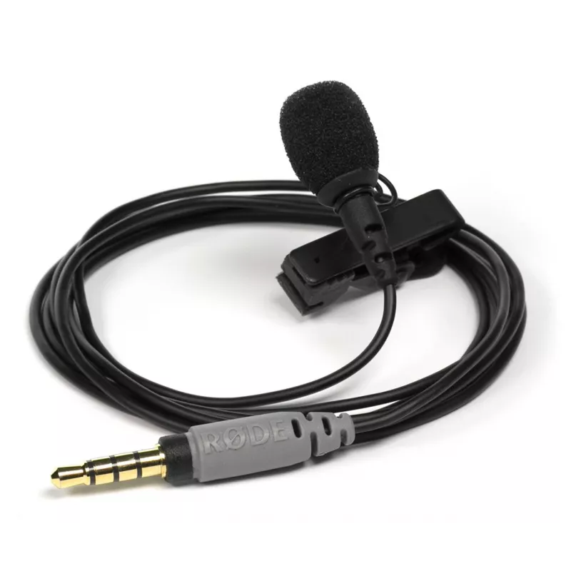Micrófono de solapa RØDE smartLav+ — con cable, omnidireccional, 3,5 mm, 20–20.000 Hz, sensibilidad -35 dB, 2 uds., estuche de transporte