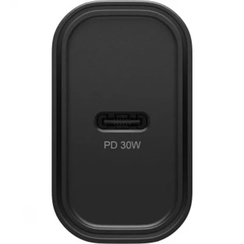 Cargador rápido de pared UE Wall Charger 30W negro USB Power Delivery 3.0 USB-C
