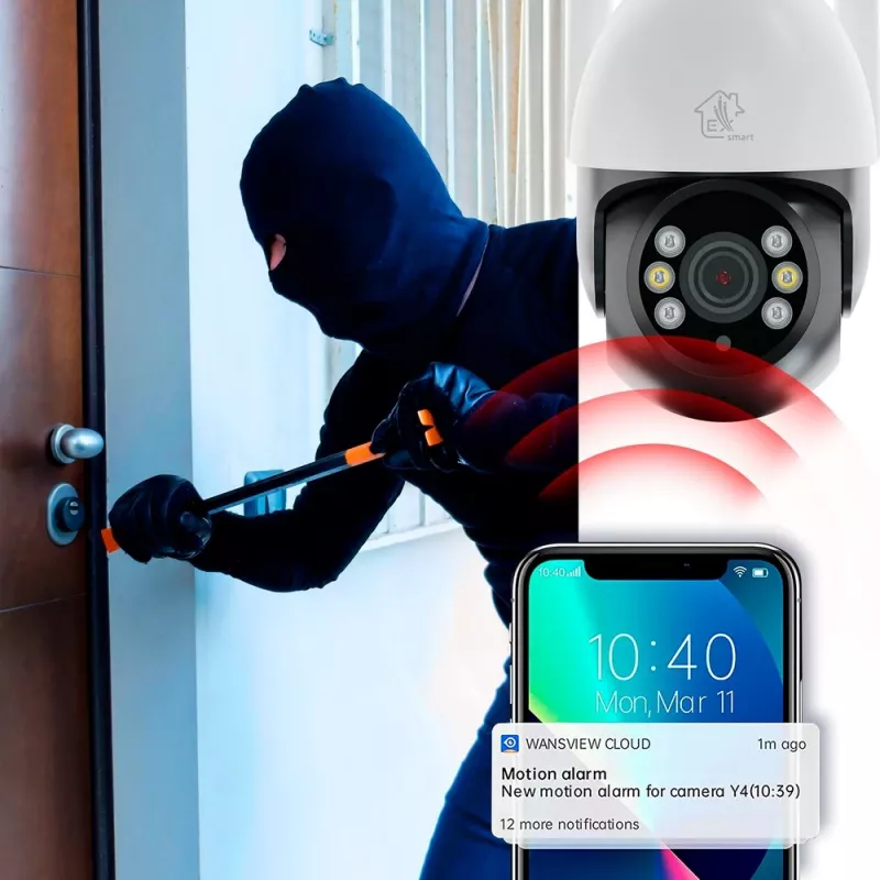 Cámara de vigilancia exterior Extralink Perun EOC-268 | Cámara IP | 1296p, PTZ