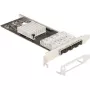 Tarjeta PCI Express x4 a 4 x ranura SFP Gigabit LAN i350 DeLOCK (88342)