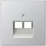 JUNG AL 2969-2 UA - aluminio - aluminio - RJ-45