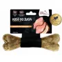 Hueso masticable SYTA MICHA Conejo con plátano, 13,5 cm, 70 g, hueso masticable natural de higiene dental para perros adultos