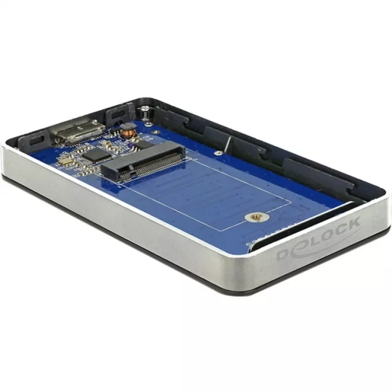 Caja para SSD DELOCK 42594 Negro Plata M.2