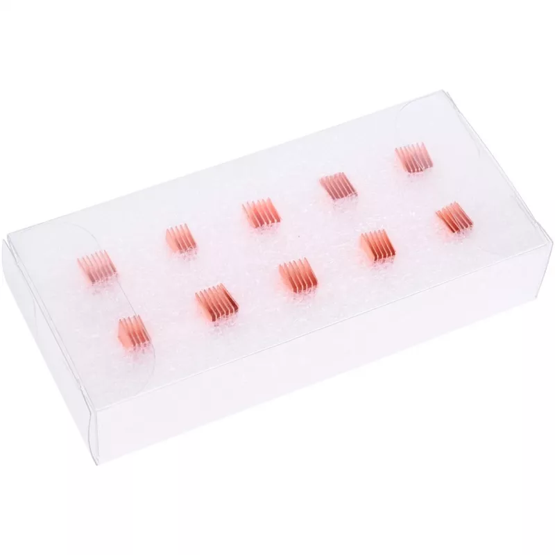 Disipadores de cobre para RAM de GPU 6,5x6,5 mm
