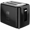Tostadora eléctrica, negra, 220-240V, 50-60Hz, 780-930W, 2 ranuras, 3 modos, 7 niveles de tostado