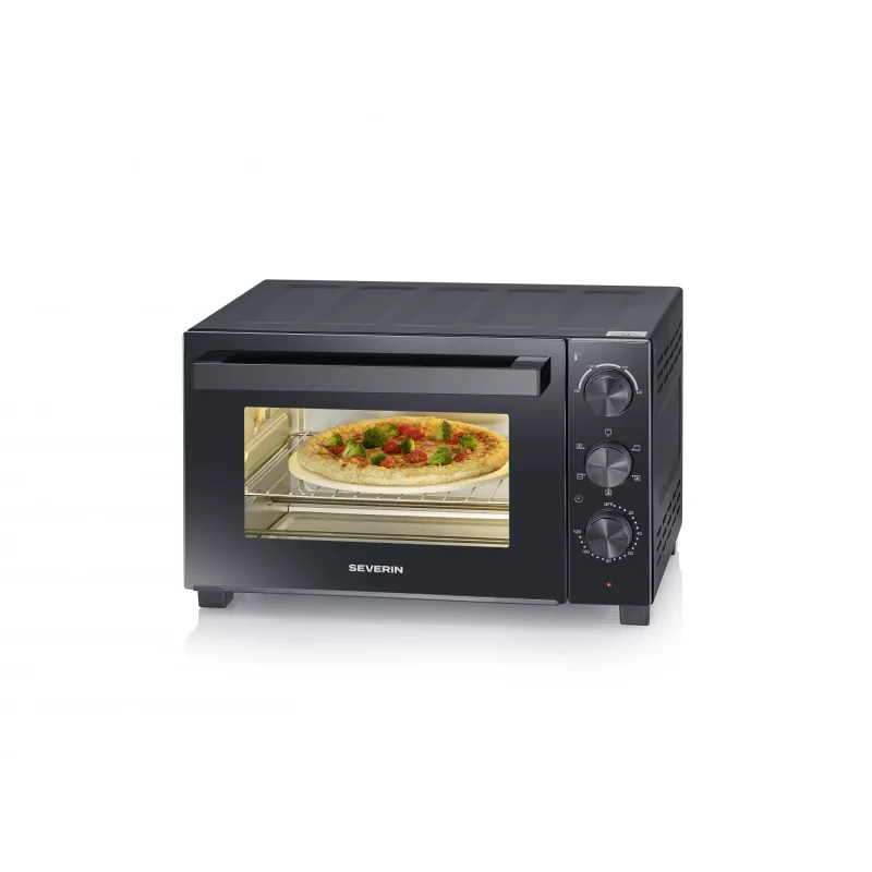 Mini horno SEVERIN TO 2075 — 30 l de capacidad, 1600 W, independiente, negro, función grill